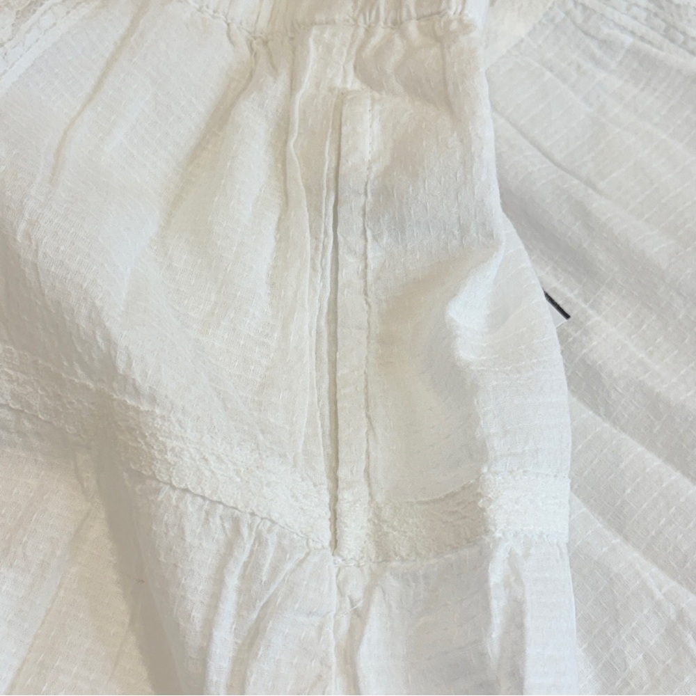 🆕 Avec Les Filles White 🤍Tiered Lace Maxi Skirt L 💖Boho Luxe Cottage 💝NWT - Picture 14 of 16